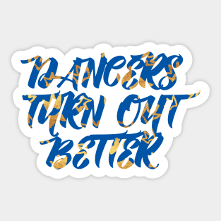 Turn Out (Gold) Sticker